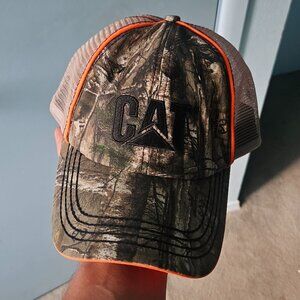 Catepillar Camo Adjustable Mesh Hat  "Dri Duck" High Visibility